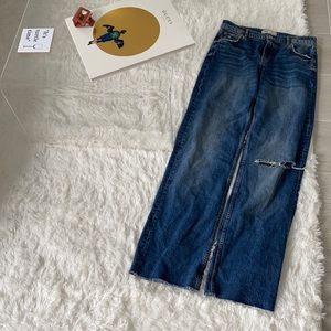 Zara dark wash wide leg size 6